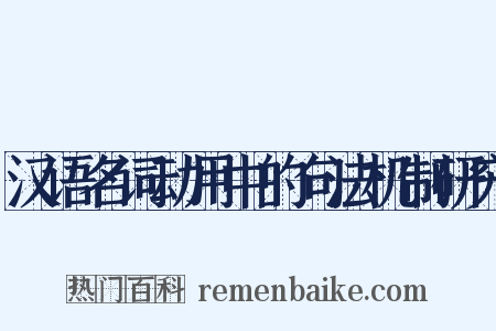 汉语名词动用中的句法机制研究是什么意思的图片